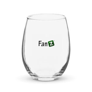 Stemless wine glass
