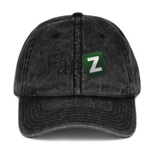 Vintage Cotton Twill Cap